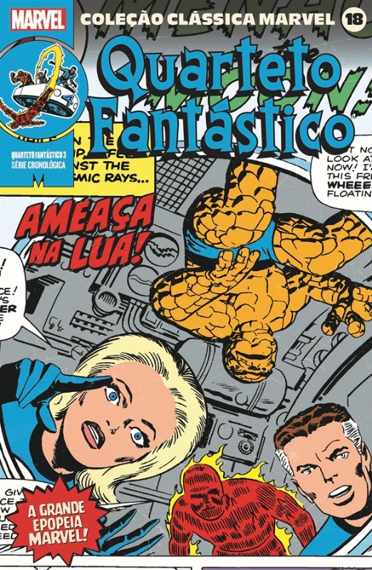 COLECAO CLASSICA MARVEL VOL. 18-QUAR. FANTASTICO 4