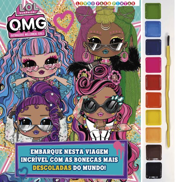 Livro para Pintar - L.o.l. Surprise! O.m.g.