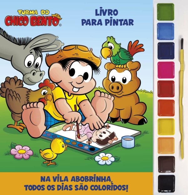 Livro para Pintar - Turma do Chico Bento