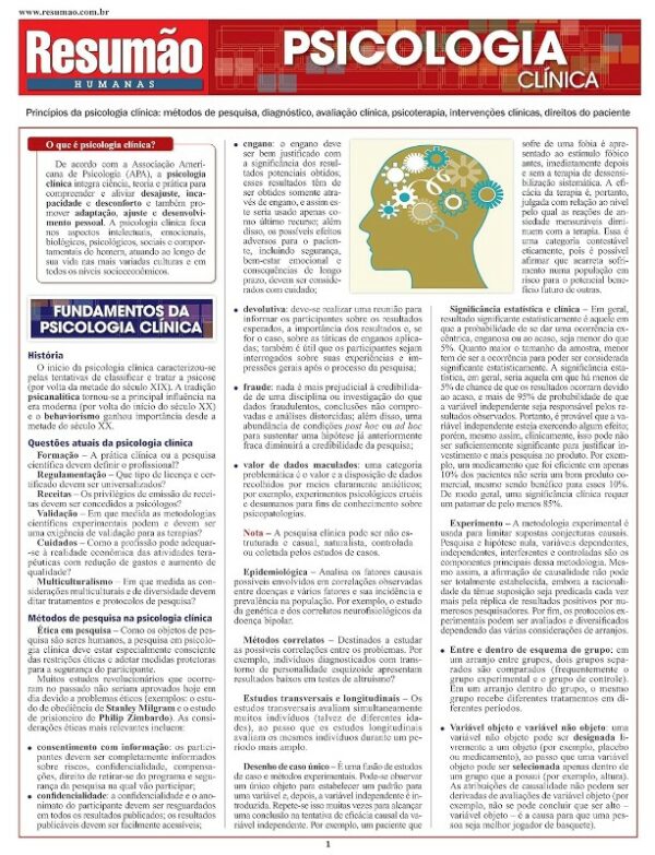 Psicologia Clinica
