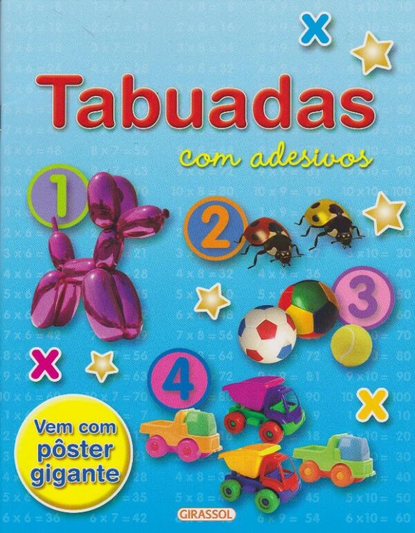 Tabuadas com Adesivos
