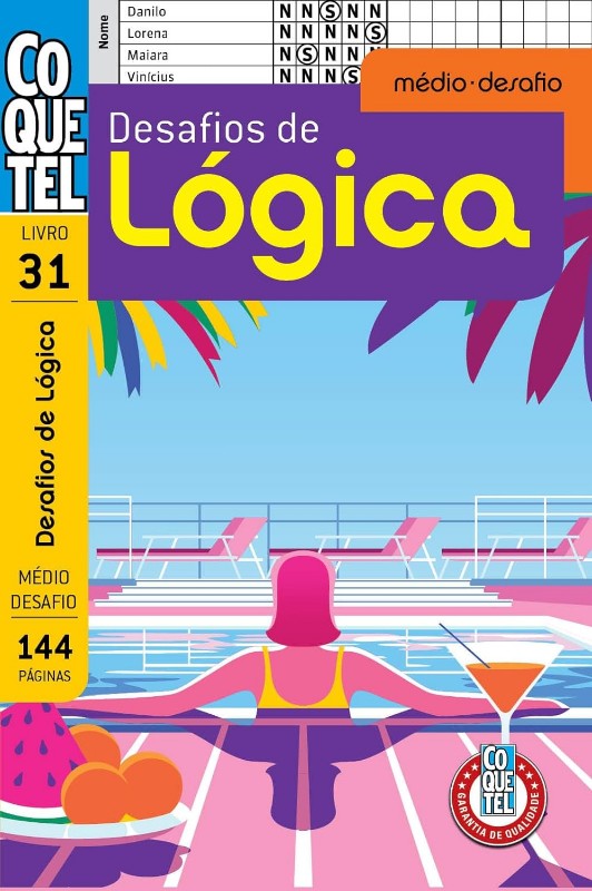 Livro Coquetel Desafios de Lógica 31 S/p