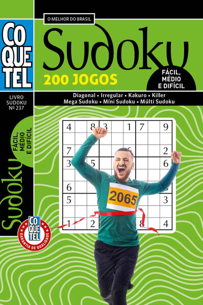 Livro Coquetel Sudoku 237 S/p