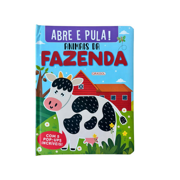 Abre e Pula! - Animais da Fazenda - com 5 Pop-ups Incriveís!