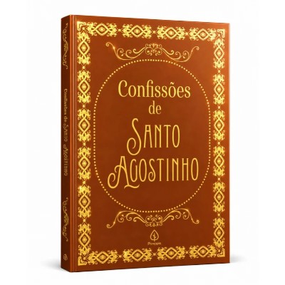 Confissoes de Santo Agostinho - Edicao Especial de Luxo Almofadada com Bord